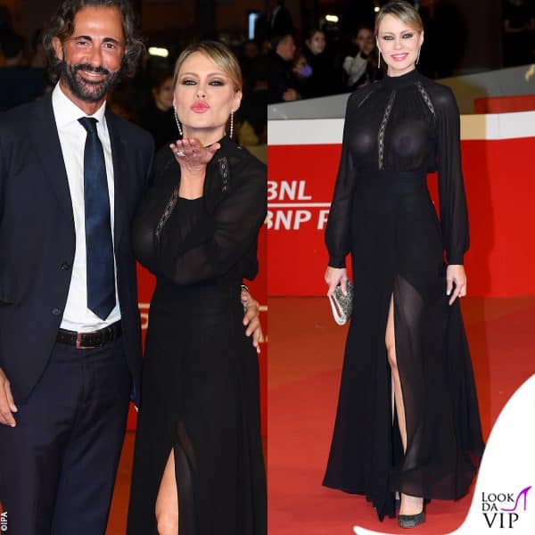 Anna Falchi in Gattinoni alla Festa del Cinema di Roma