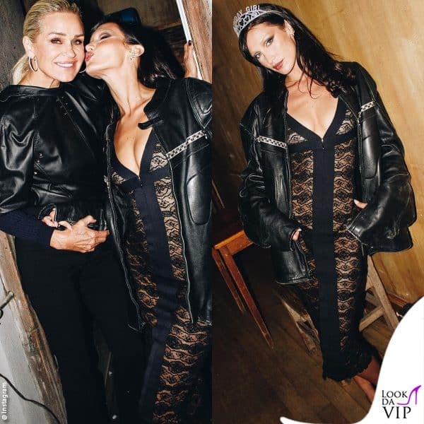 con mamma Yolanda Hadid 