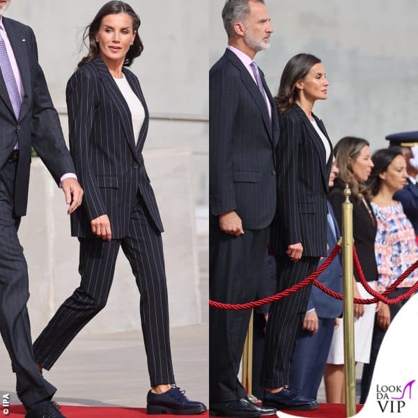 Esordio senza tacchi per Letizia di Spagna, appena atterrata in Gemania
