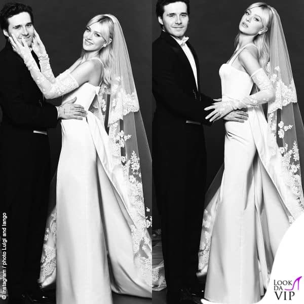 Nicola Peltz Beckham ha condiviso alcuni scatti per festeggiare i 6 mesi dalle nozze con Brooklyn (abito da sposa Valentino)