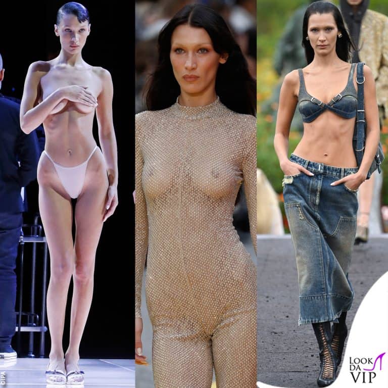 i look di bella hadid alla paris fashion week spring summer 2023