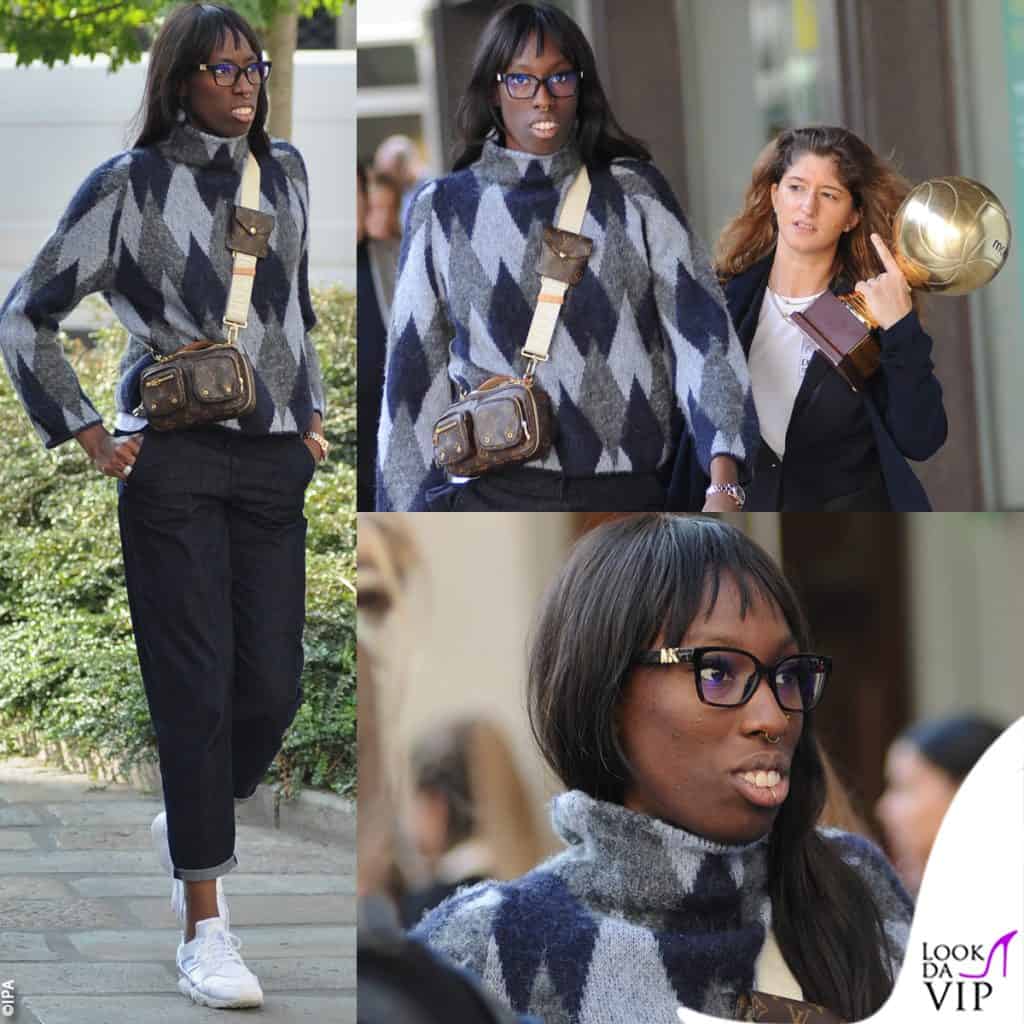 il look firmato di Paola Egonu a Milano