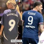 Wanda Nara maglia Balenciaga Mauro Icardi PSG