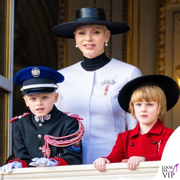 Charlene con i figli 