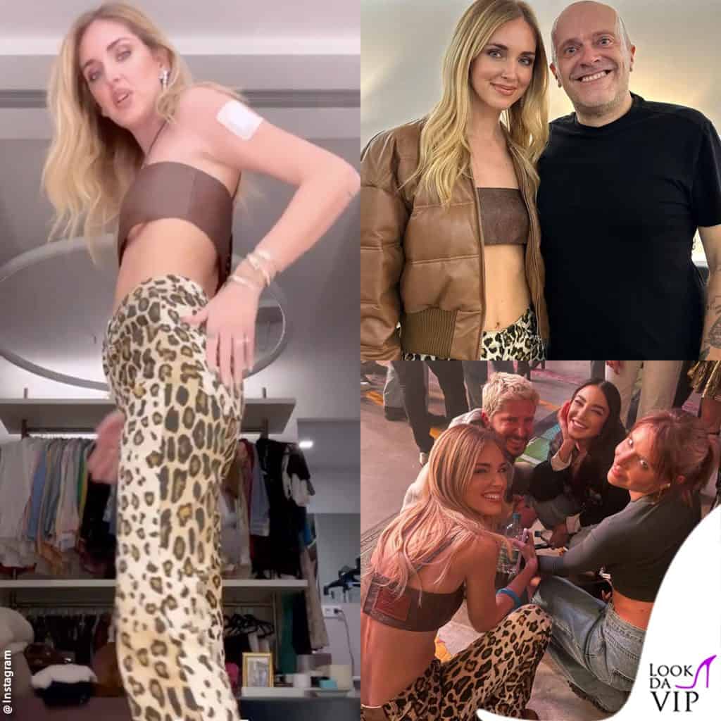 il look anni novanta di chiara ferragni al concerto di max pezzali