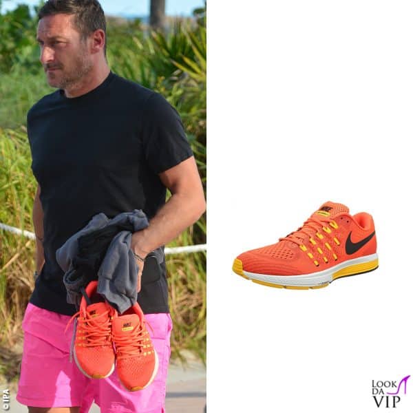 Francesco Totti con le Nike "Air Zoom Vomero 11"