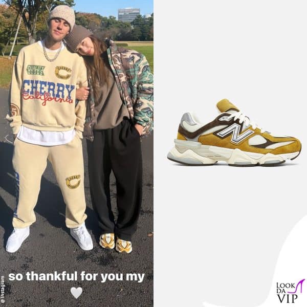 Justin Bieber e Hailey Baldwin (sneakers New Balance per Hailey) 