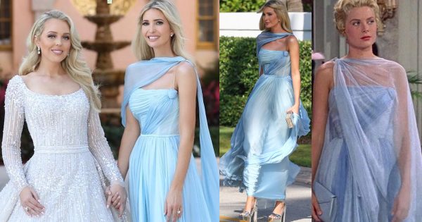 Ivanka Trump arriva al matrimonio della sorellastra Tiffany 