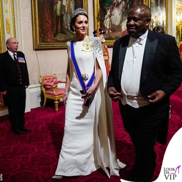 Kate chiacchiera con il presidente del Sudafrica 