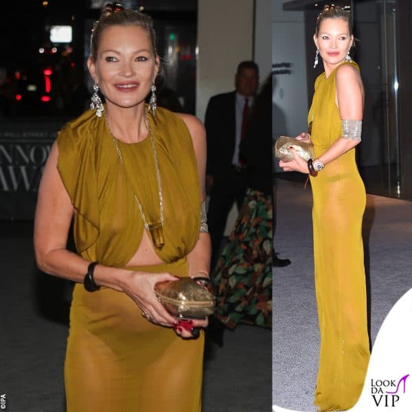 l'arrivo di Kate Moss all'evento newyorchese 