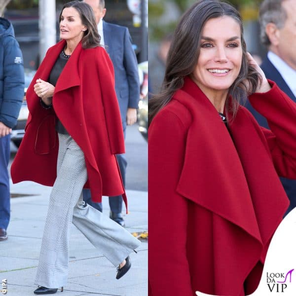 Letizia ama molto il rosso