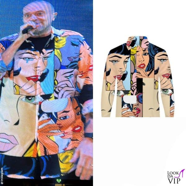 le colorate camicie di Max Pezzali sono firmate Benevierre 