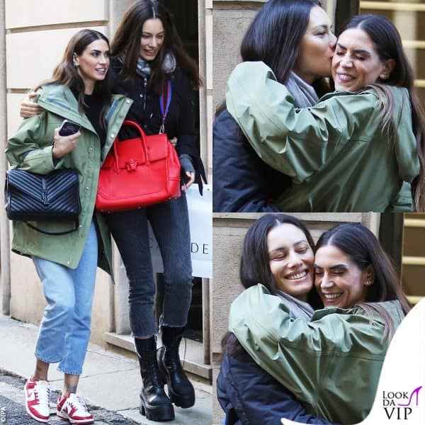 marica pellegrinelli e melissa stata fanno shopping a milano
