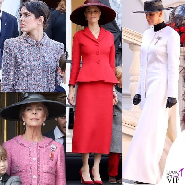 i look dei reali di monaco alla festa del principato