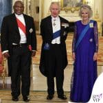 La regina Camilla e Kate Middleton alla Cena di Stato a Buckingham Palace