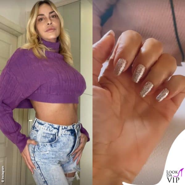 Smalto color oro per Stefania Orlando