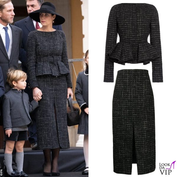outfit Giambattista Valli, borsa Alaia 