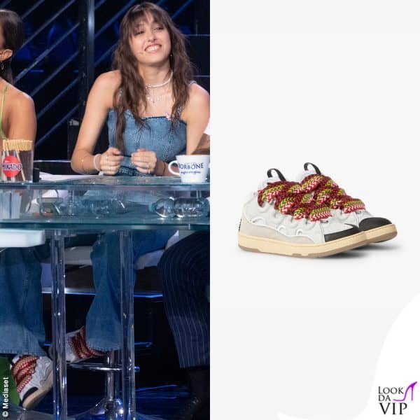 Le Lanvin "Skate" di Giulia Nobile (750 euro)