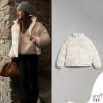Cecilia Rodriguez giubbotto Napapijri borsa Bottega Veneta
