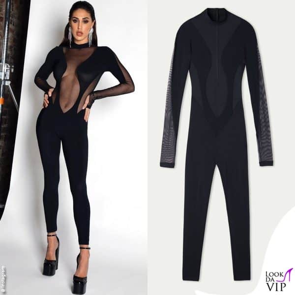 catsuit Tezenis per Cecilia Rodriguez 