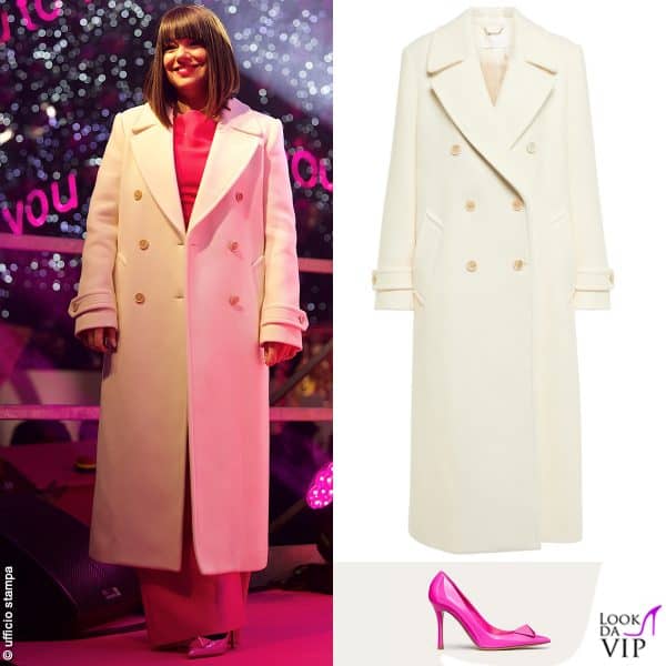 tuta e pump Valentino, cappotto Chloe 