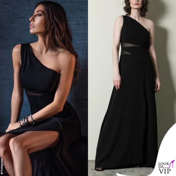 Elisabetta Gregoraci con un vestito di Sandro Ferrone 