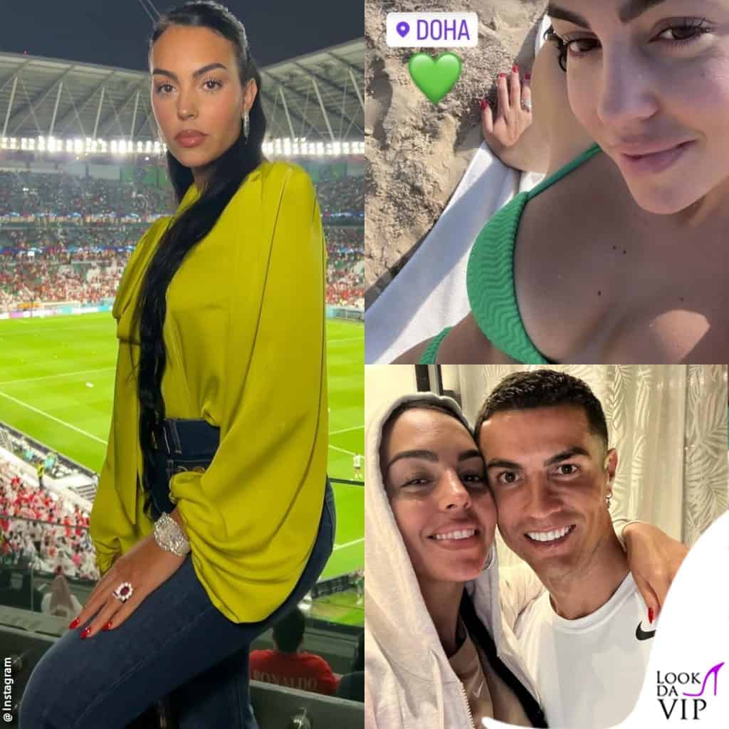 i look di Georgina Rodriguez in Qatar