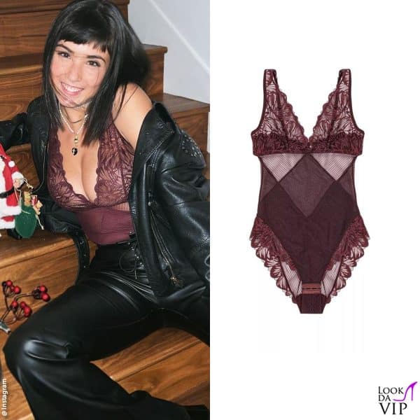 Giorgia Soleri con un body Triumph 