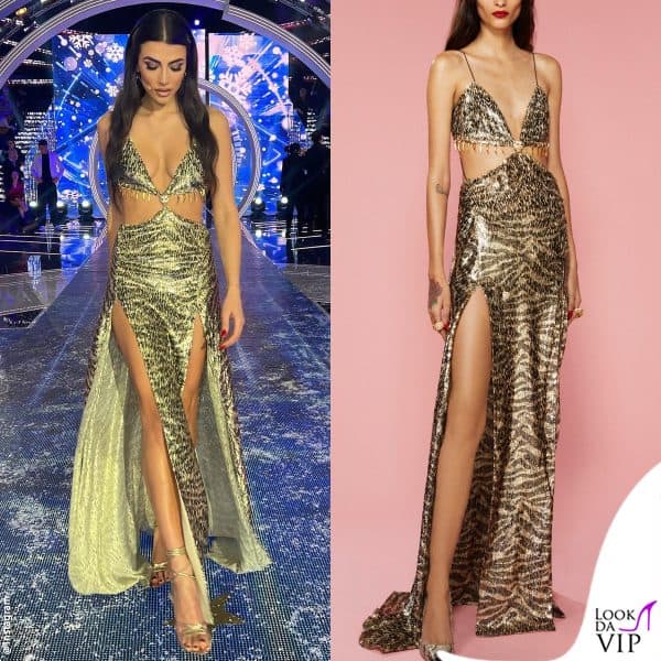 Giulia Salemi in Roberto Cavalli 