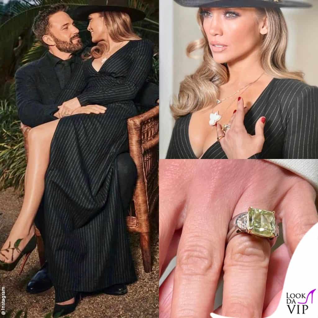 jennifer lopez e ben affleck: il dolce messaggio nascosto nell'anello di fidanzamento