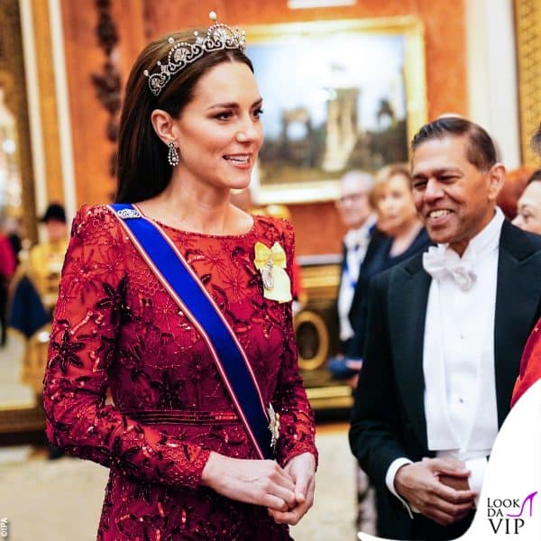 Kate al ricevimento di gala del Corpo Diplomatico a Buckingham Palace 