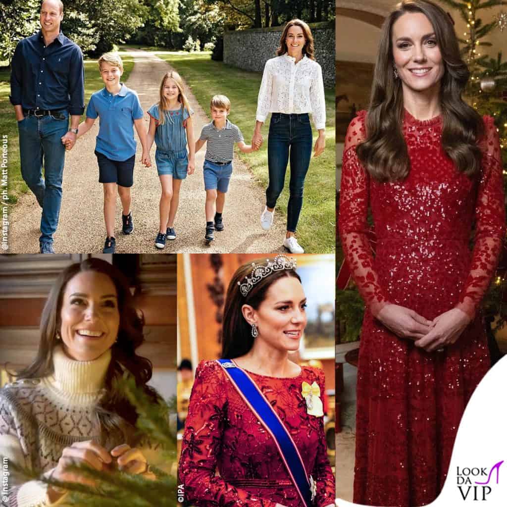 i look natalizi di Kate Middleton