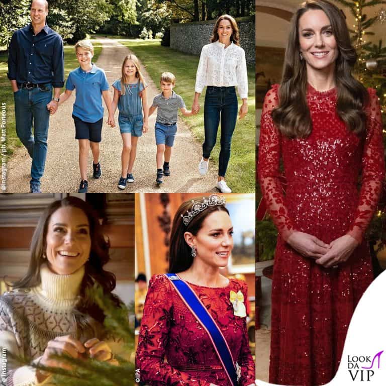 i look natalizi di Kate Middleton
