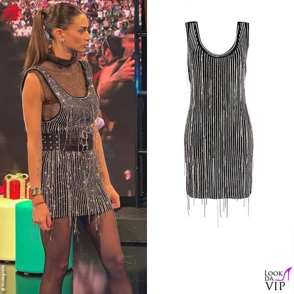 Melissa Satta con un minidress Philosophy 