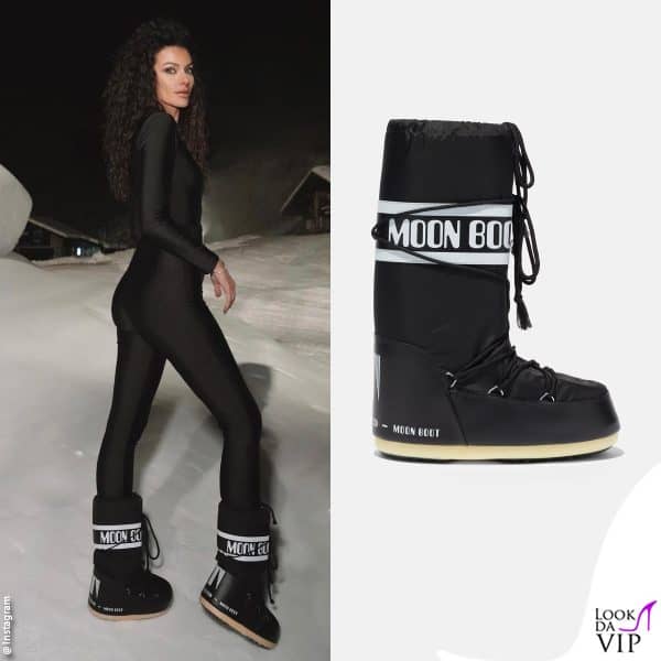 Paola Turani stivali Moon Boot (135 euro)
