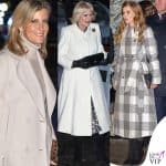 Sophie Wessex regina Camilla principessa Beatrice Westminster cappotti chiari