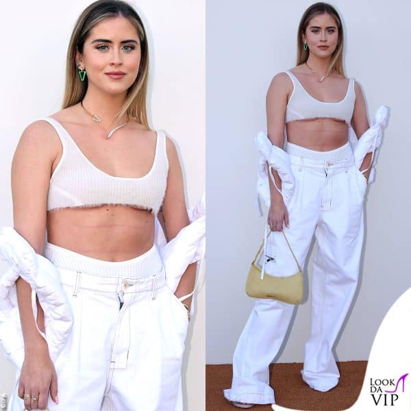 outfit sportivo, sempre Jacquemus, per Valentina Ferragni 