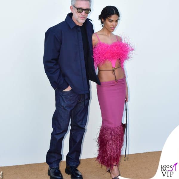 i vip alla sfilata - ecco Vincent Cassel e Tina Kunakey 