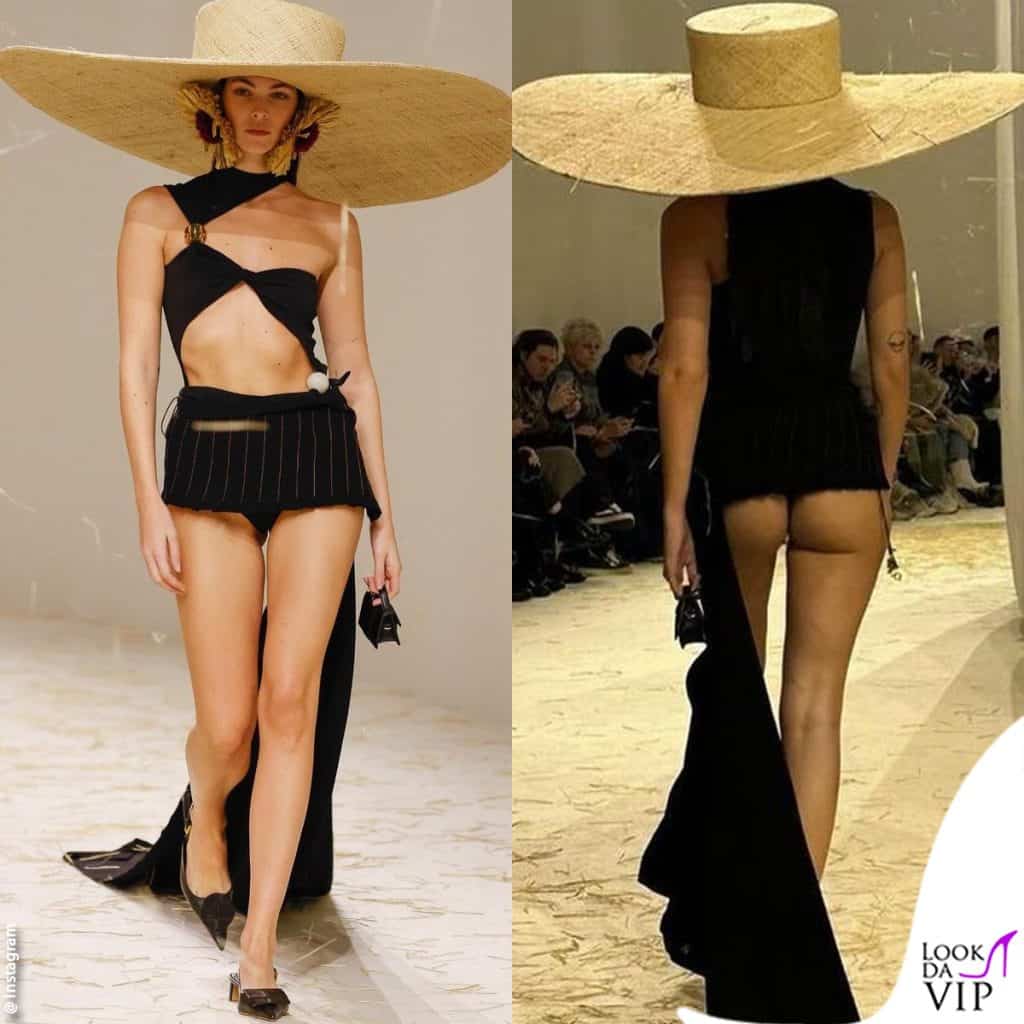 vittoria ceretti infuoca la passerella di jacquemus