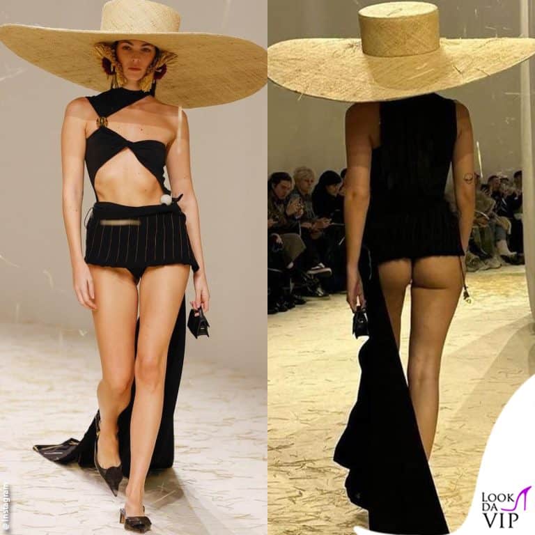 vittoria ceretti infuoca la passerella di jacquemus