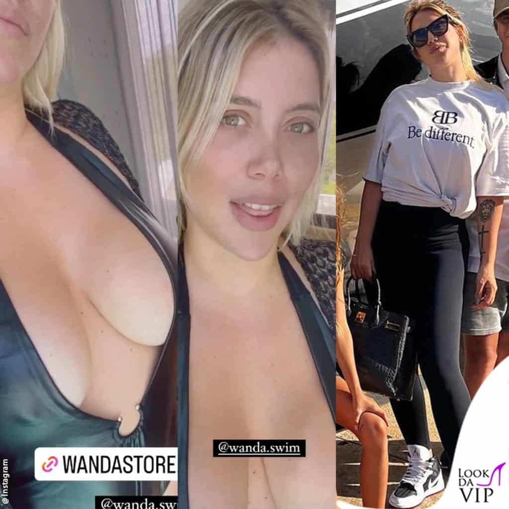 wanda nara, vita da single in costume e look firmati