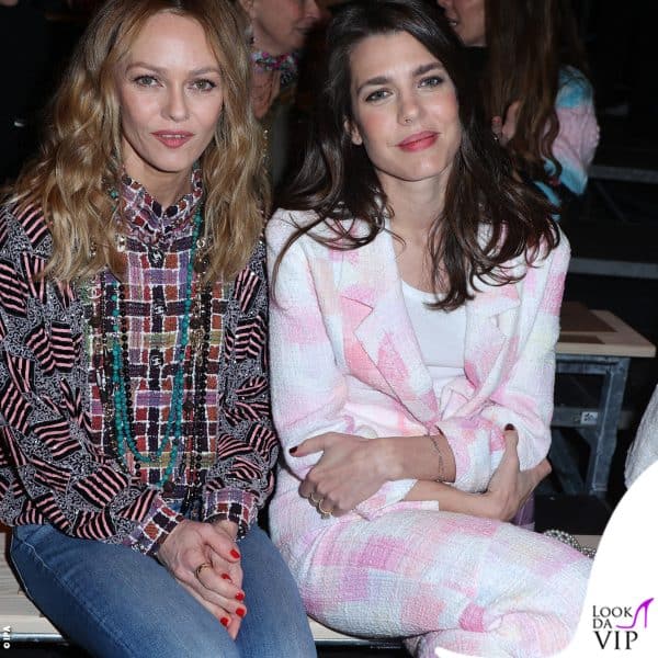 in prima fila con Vanessa Paradis 