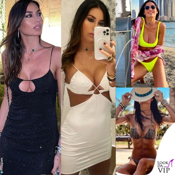 i look di elisabetta gregoraci durante le vacanze di natale in kenya e a dubai