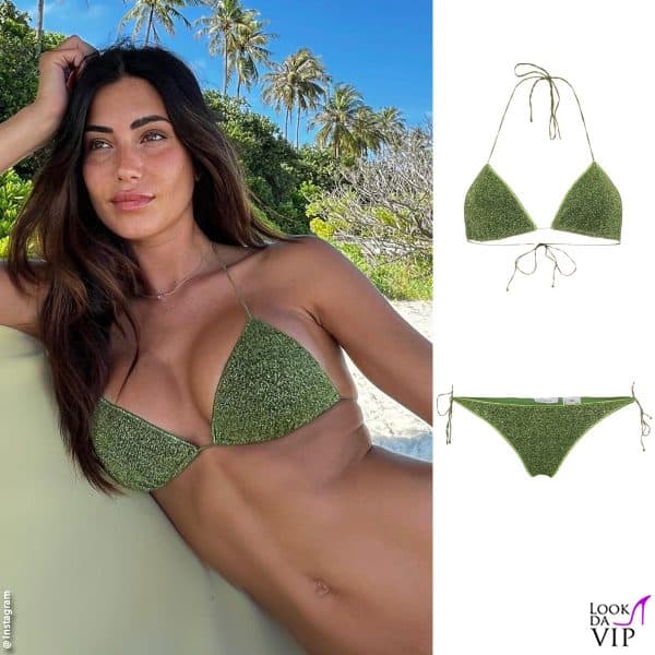 altro giorno, altro bikini: questo è di Oséree (180 euro)