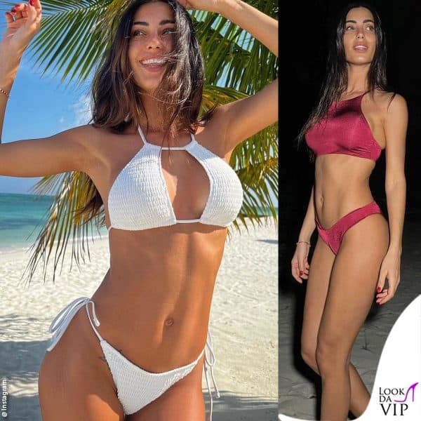 federica nargi, capodanno alle maldive in bikini
