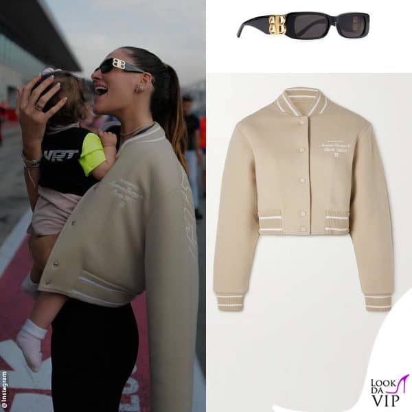 occhiali Balenciaga, giacca Givenchy 