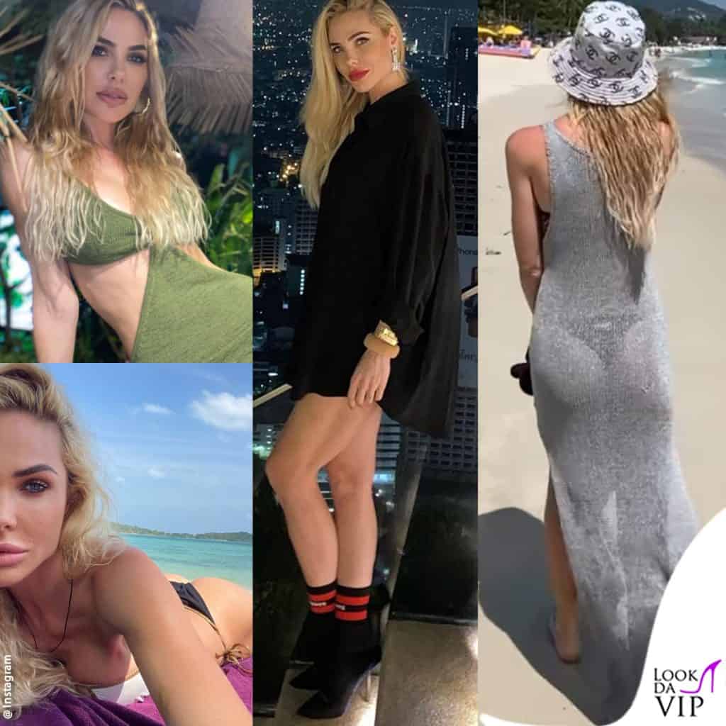 i look di ilary blasi in vacanza in thailandia