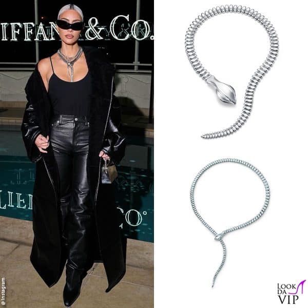 con i serpenti di Tiffany & Co. 