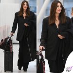 monica bellucci a new york con un nuovo colore di capelli
