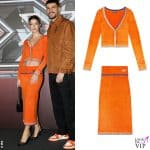 Natalia Paragoni incinta outfit Diesel Andrea Zelletta